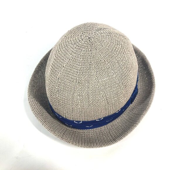 FENDI hat bucket hat bob hat monster Mesh Summer Hat paper gray/blue - Picture 5 of 9